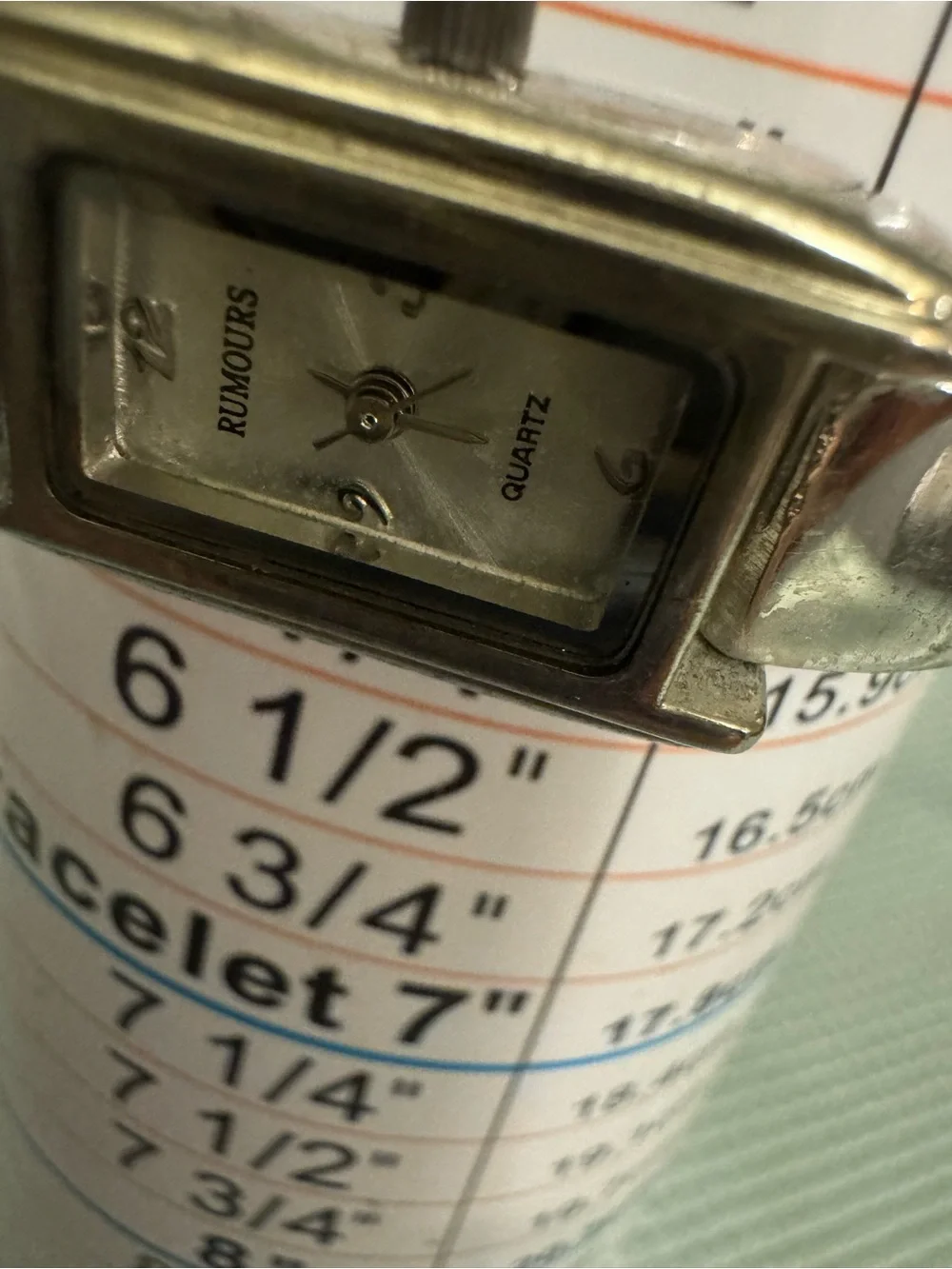Rumours Silver-Tone Women’s Quartz Bracelet Watch